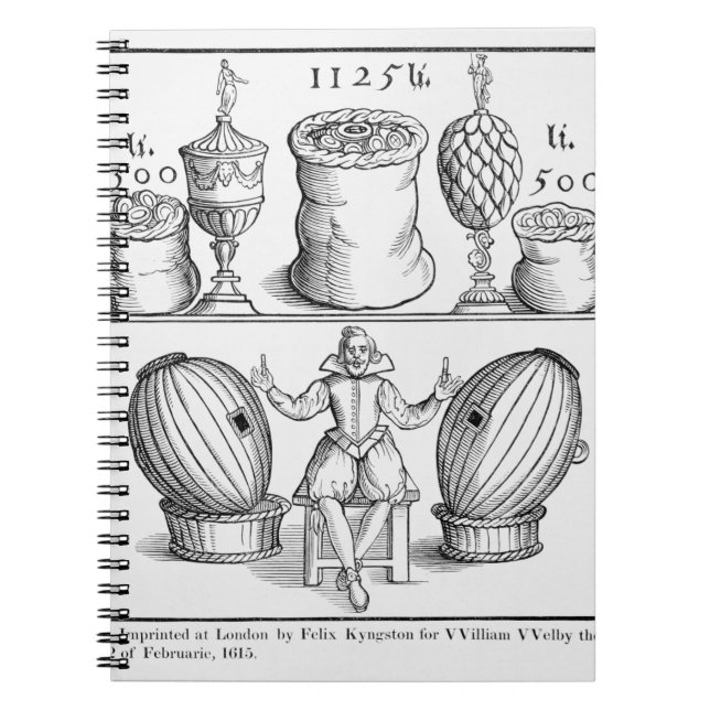 A Declaration Fixing the Date of the Next Drawing Spiral Notebook (Front)