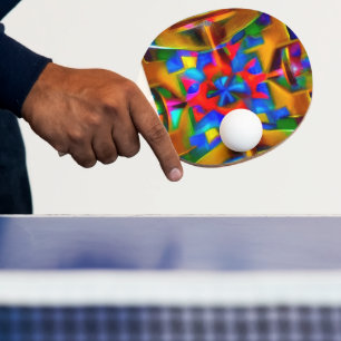 A Decorated Ping Pong Paddle