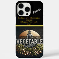 A Dedicated Vegetable Farmer Tending Crops at Dawn