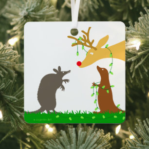 A Deer Christmas Ornament