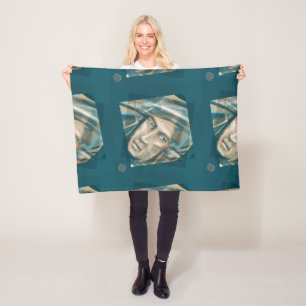 A Defiant Green Elf Fleece Blanket