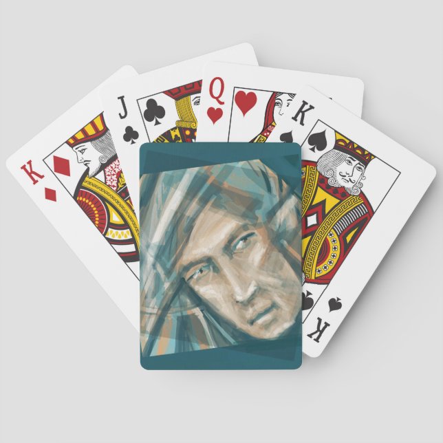 A Defiant Green Elf Playing Cards (Back)