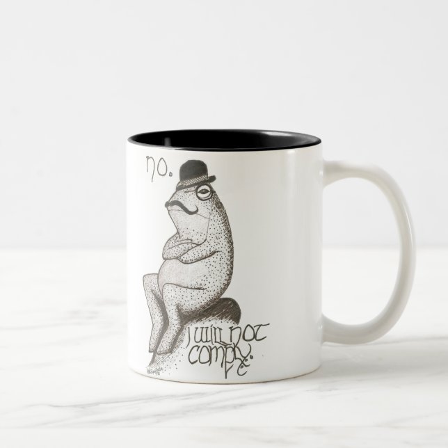 'A Defiant Sir' 15 oz. Coffee Mug (Right)