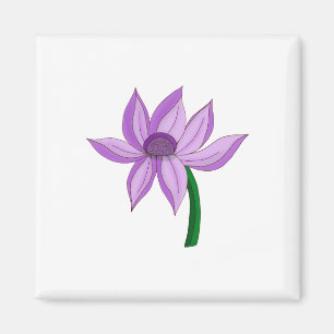 A Delicate Flower Magnet