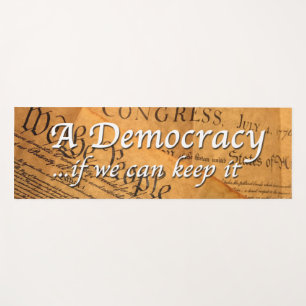 A Democracy If We Can Keep It Yoga Mat