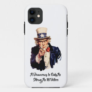 A Democracy Is Only As Strong As Its Voters Case-Mate iPhone Case