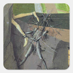 A Demon, from the 'Coronation of the Virgin' Square Sticker