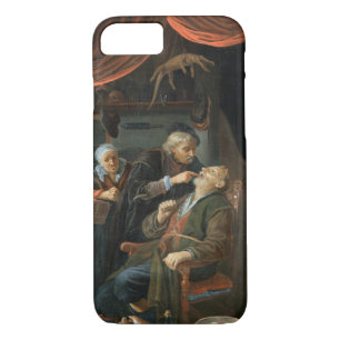 A Dentist Examining The Tooth of an Old Man (oil o Case-Mate iPhone Case