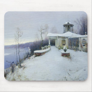 A deserted manor house mouse pad