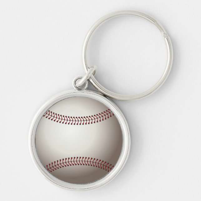 A Design of a Base or Soft Ball Key Ring (Front)