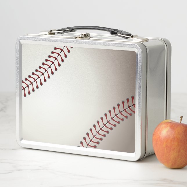 A Design of a Base or Soft Ball Metal Lunch Box (In Situ)
