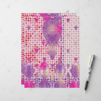 a design of a purple background with dots