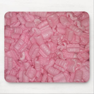 A Desk Full of Packing Peanuts Mouse Mat