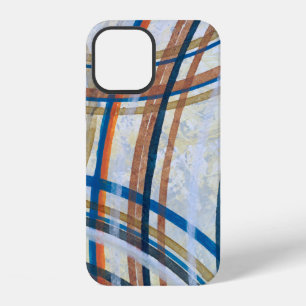 A detail from an abstract painting; coloured arcs iPhone 12 case