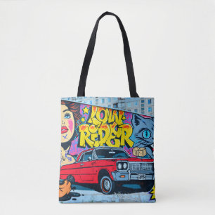 A detailed image of graffiti drawing. Conceptual s Tote Bag