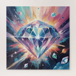 A diamond in space jigsaw puzzle
