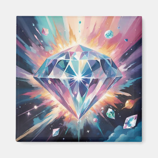 A diamond in space magnet