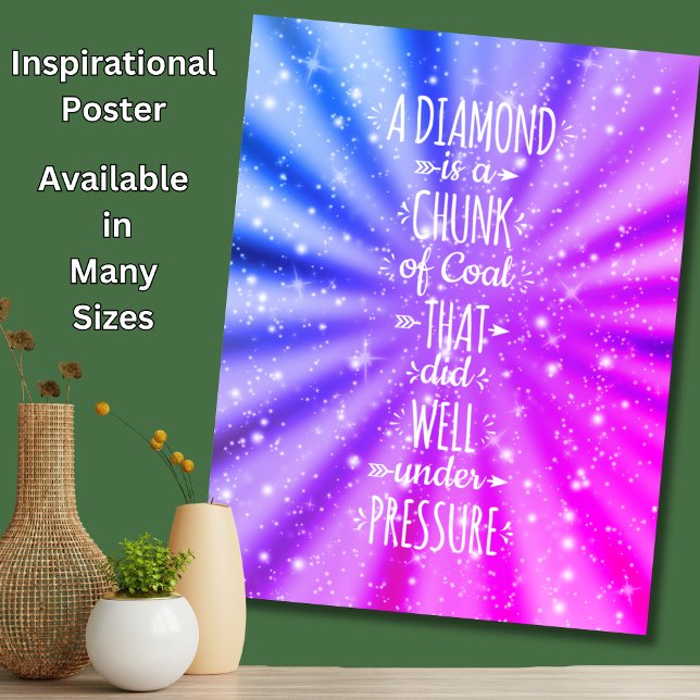 A Diamond is A Chunk of Coal - Under Pressure Poster (Creator Uploaded)