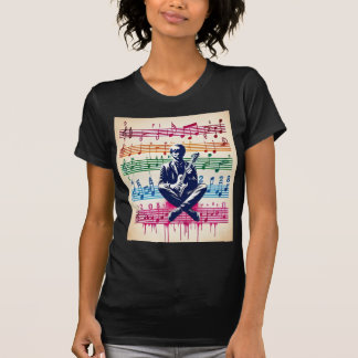 a diatonic scale with musical notations T-Shirt