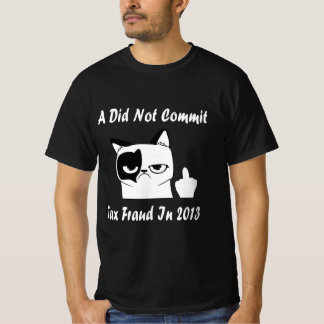 A Did Not Commit Tax Fraud In 2013 T-Shirt