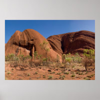 A different and unique view of Ayers Rock Uluru