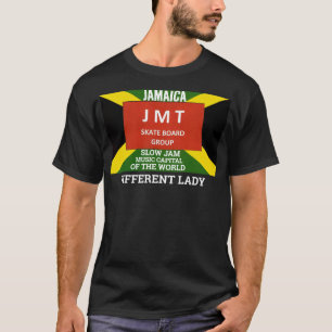 A DIFFERENT LADY. Basic Dark T-Shirt