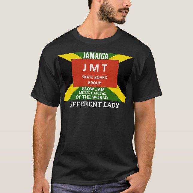  A DIFFERENT LADY. Basic Dark T-Shirt (Front)