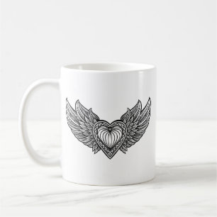 A Digital Heart Symbolising Love Coffee Mug