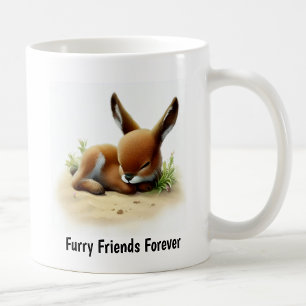 A Digital Painting of a Cute Antelope Coffee Mug