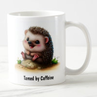 A Digital Painting of a Cute Hedgehog