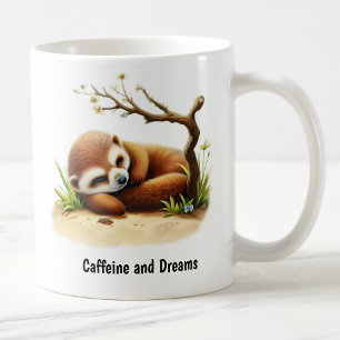 A Digital Painting of a Cute Meerkat Coffee Mug