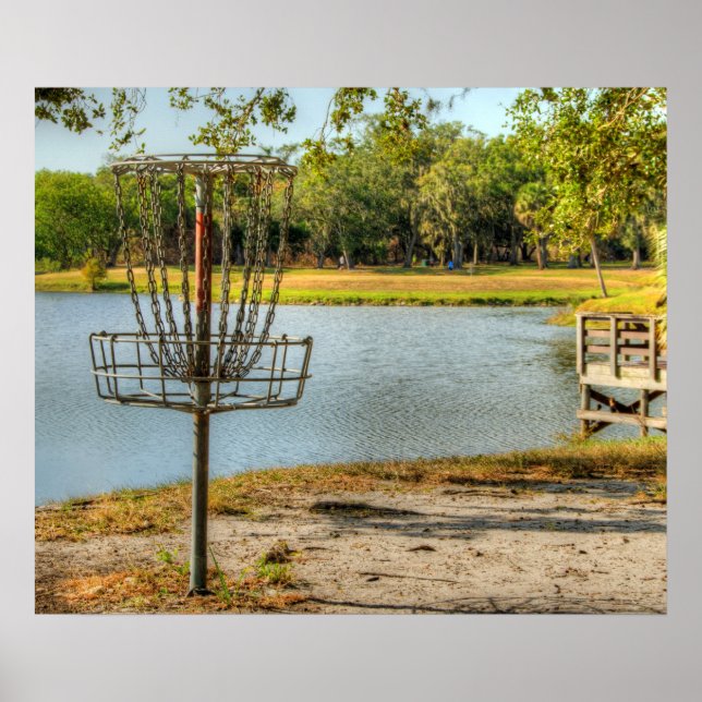 A Disc Golfer's View Poster (Front)