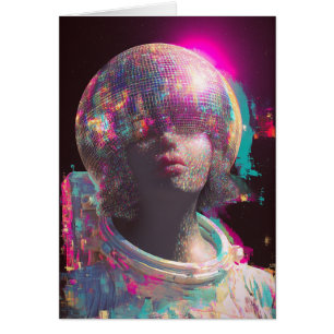 A disco astronaut All Occasions Greeting Card