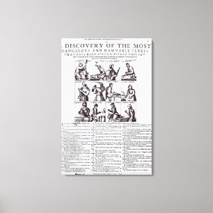 A Discovery of the Most Dangerous Canvas Print