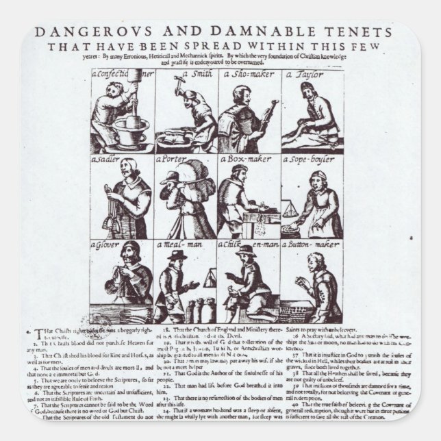 A Discovery of the Most Dangerous Square Sticker (Front)