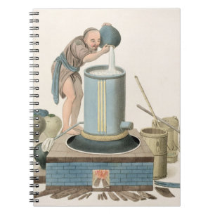 A Distiller, plate 24 from 'The Costume of China', Notebook