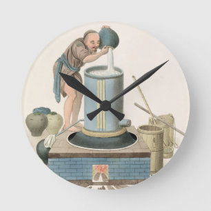 A Distiller, plate 24 from 'The Costume of China', Round Clock