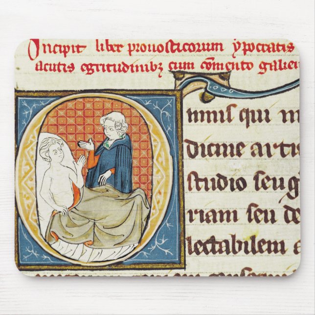 A Doctor Diagnosing a Patient Mouse Pad (Front)