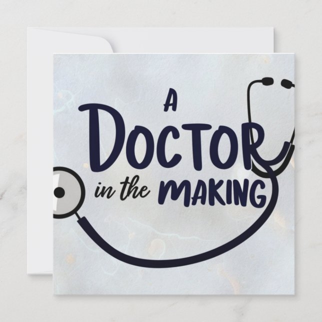 A doctor in the making (Front)