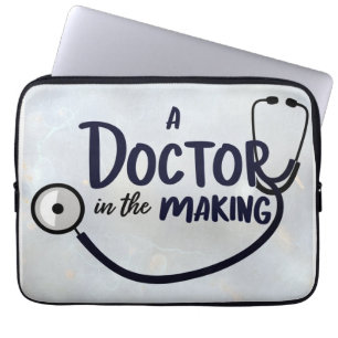 A doctor in the making laptop sleeve
