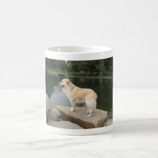 A Dog At A Pond Coffee Mug