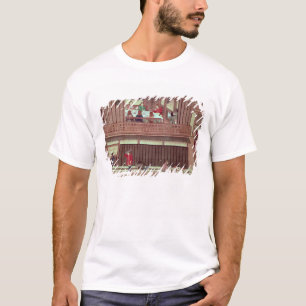 A domestic scene   of a scroll) T-Shirt