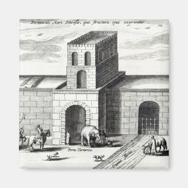 A Doorway in the Great Wall Magnet (Front)
