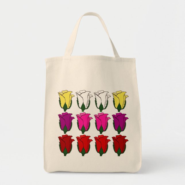 A Dozen Roses Tote Bag (Front)