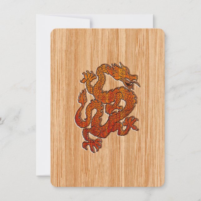 A Dragon in oriental Bamboo (Front)