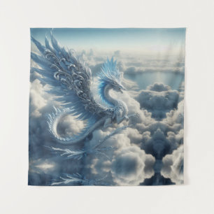 A Dragon Surrounded by Clouds  Tapestry