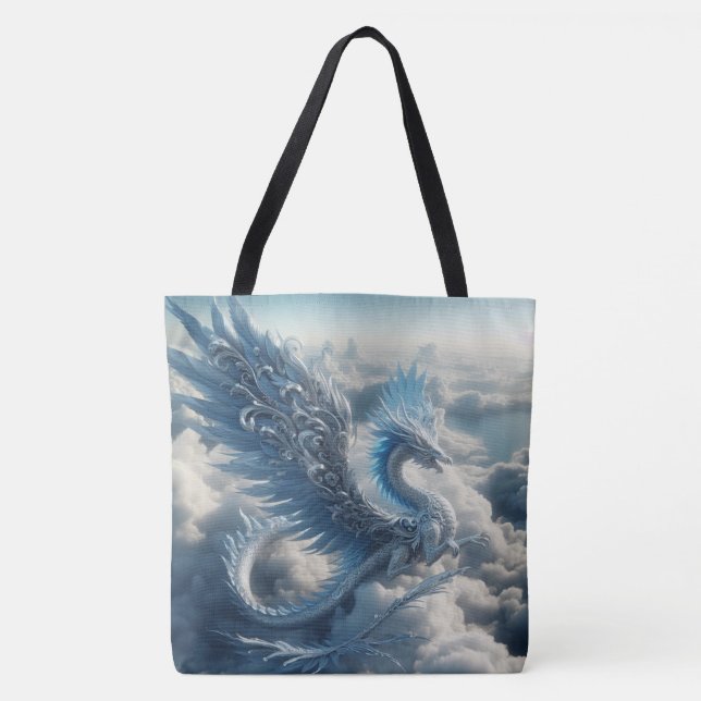 A Dragon Surrounded by Clouds  Tote Bag (Front)
