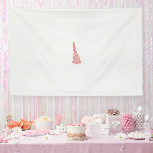 a drawing of a bird with flowers on it banner