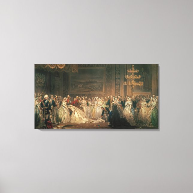 A Drawing Room at St. James's Palace Canvas Print (Front)