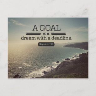 A Dream With A Deadline Postcard